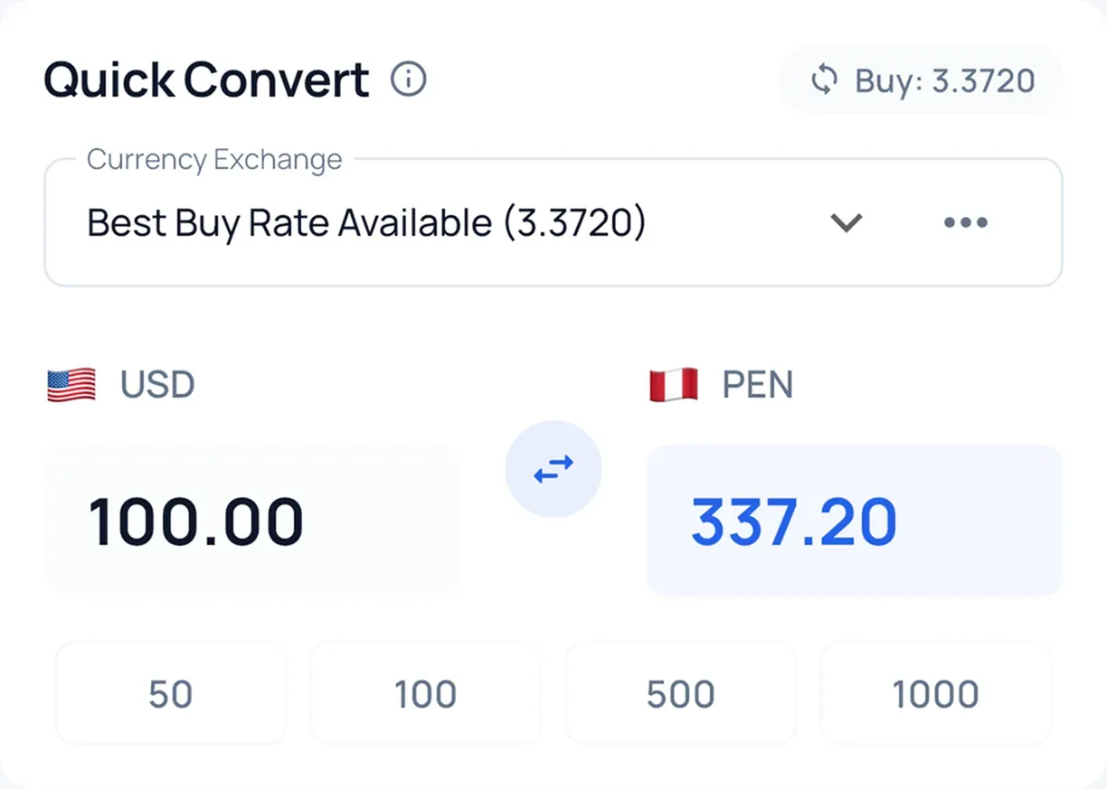 LupaDólar mobile dashboard and trends screens